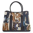 Hermes Garden Party ―pm Electric Handbag Around Toile Ash Plume Negonda