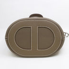 Hermes in the Loop 23 Handbag Taurillon Clemence Etoupe Gray Ju Kei Silver — view 4