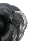 Chanel Shawl Band Corsage Camellia Brooch Black — view 4