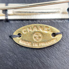 Chanel Shawl Band Corsage Camellia Brooch Black — view 6