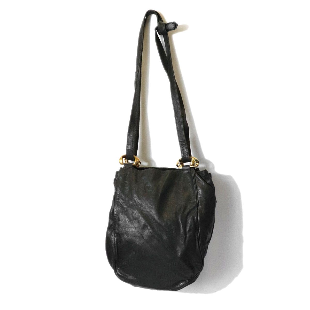 Loewe Anagram Shoulder Bag Leather Black