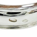 Hermes Ceinture Ring 925 750 Silver Gold — view 7