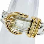 Hermes Ceinture Ring 925 750 Silver Gold — view 5