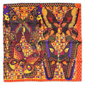 Hermes Carre 90 Silk Wings les Ailes de la Soie 100% Scarf Multicolor