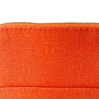 Hermes Bolide Pouch Mini Toile Ash Cosmetics Travel Case Orange — view 6