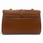 Celine Teen Soft 16 Seeds Leather Shoulder Bag Tan Gold — view 4