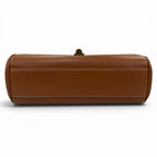 Celine Teen Soft 16 Seeds Leather Shoulder Bag Tan Gold — view 5