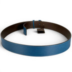 Louis Vuitton Ceinture LV Initial 40 Epi Leather Belt Blue Brown — view 4