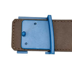 Louis Vuitton Ceinture LV Initial 40 Epi Leather Belt Blue Brown — view 7