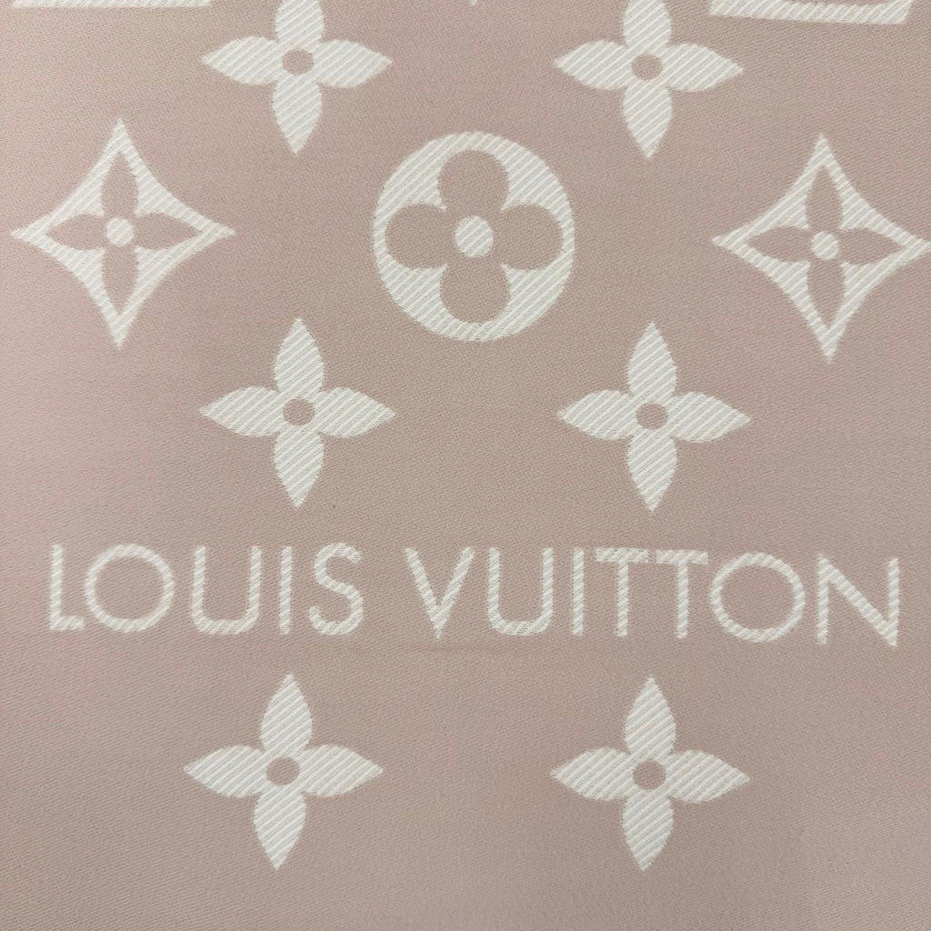 Louis Vuitton Scarf LV Essential Wool 100% Beige Rose 170 34 cm — view 5