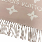 Louis Vuitton Scarf LV Essential Wool 100% Beige Rose 170 34 cm — view 6