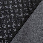 Louis Vuitton Echarpe Monogram Gradient Cashmere Wool Scarf Black — view 4