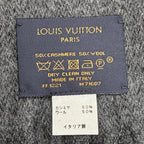 Louis Vuitton Echarpe Monogram Gradient Cashmere Wool Scarf Black — view 6
