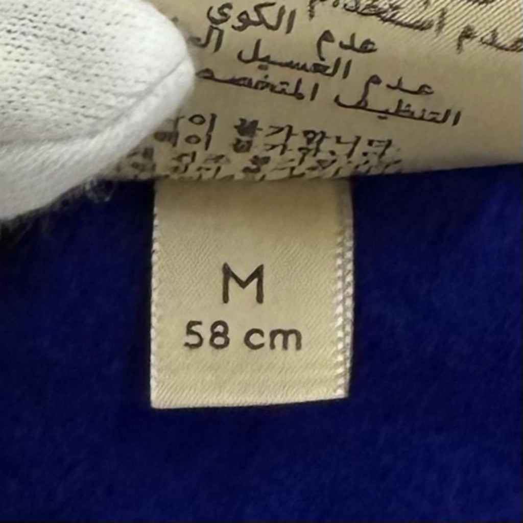 Gucci Wool GG Marmont Beret Blue Gold — view 7