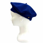 Gucci Wool GG Marmont Beret Blue Gold — view 2