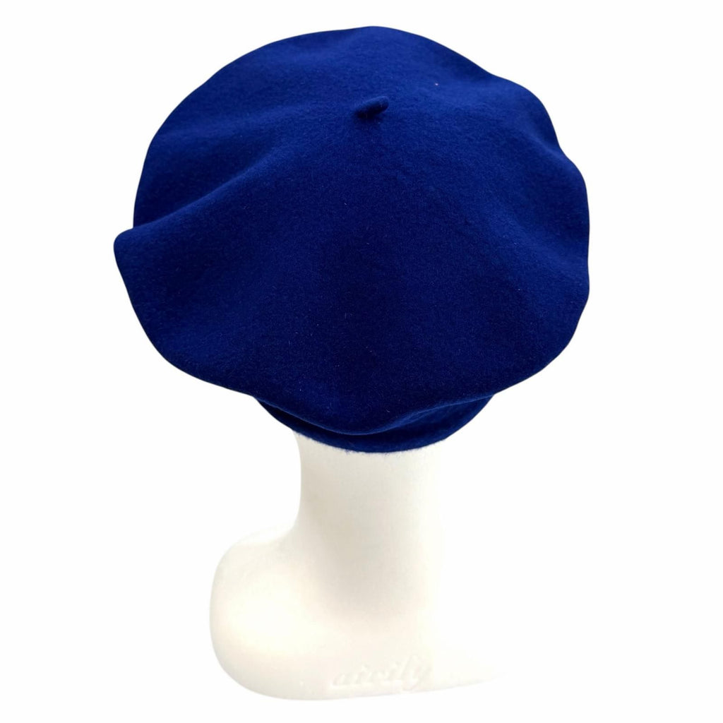 Gucci Wool GG Marmont Beret Blue Gold — view 3