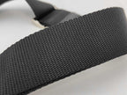 Prada Shoulder Bag Triangle Logo Black Nylon Silver — view 5