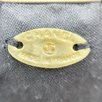 Chanel Tweed Corsage Camellia Brooch Black — view 8