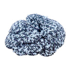 Chanel Tweed Corsage Camellia Brooch Black — view 6