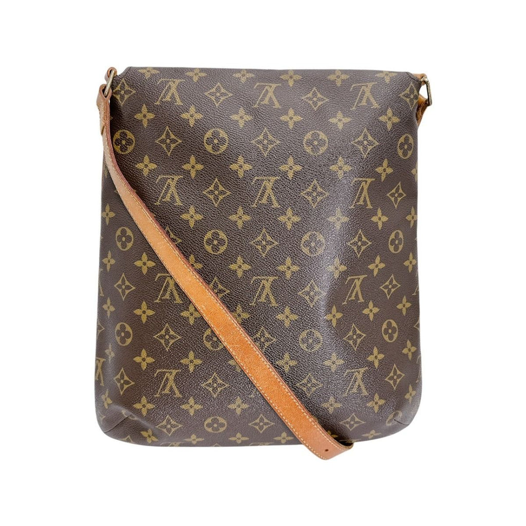 Louis Vuitton Monogram Crossbody Shoulder Musette Bag Brown — view 3