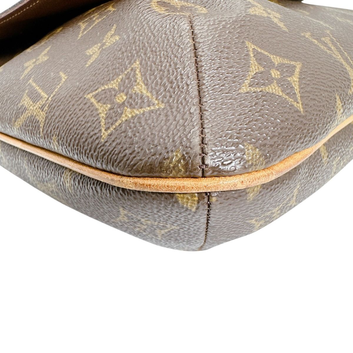 Louis Vuitton Monogram Crossbody Shoulder Musette Bag Brown — view 8