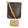Louis Vuitton Monogram Crossbody Shoulder Musette Bag Brown