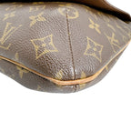 Louis Vuitton Monogram Crossbody Shoulder Musette Bag Brown — view 7