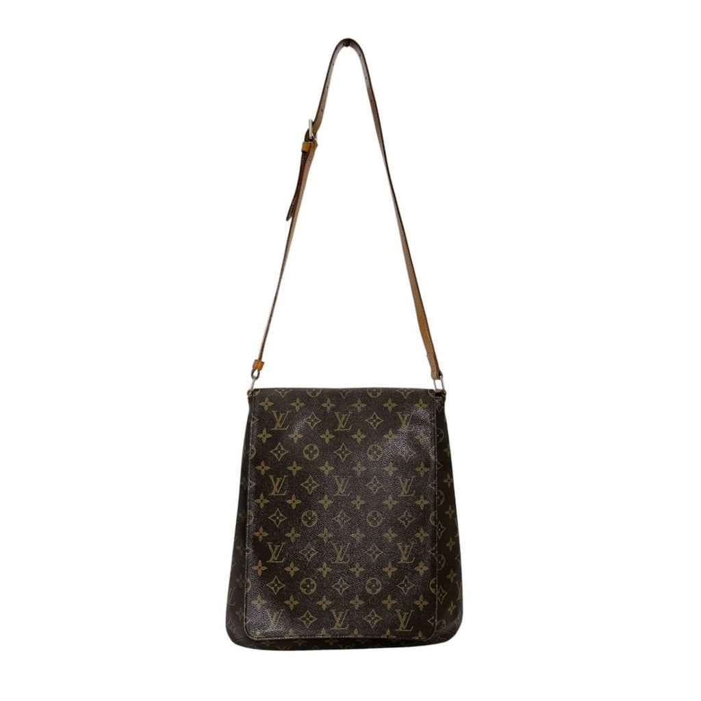 Louis Vuitton Monogram Crossbody Shoulder Musette Bag Brown — view 4