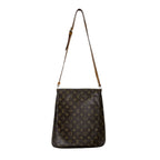 Louis Vuitton Monogram Crossbody Shoulder Musette Bag Brown — view 4