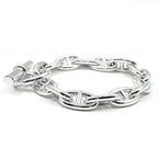 Hermes Chaine D'ancre GM Bracelet 15 Pieces Silver Chain — view 4