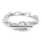 Hermes Chaine D'ancre GM Bracelet 15 Pieces Silver Chain