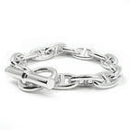 Hermes Chaine D'ancre GM Bracelet 15 Pieces Silver Chain — view 3