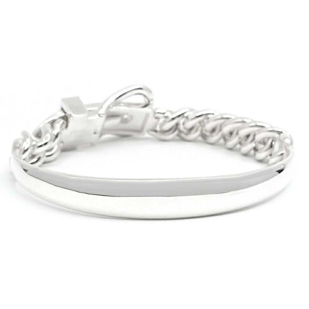 Hermes Book le Cellier Inflexible GM Bracelet 19 Silver — view 5