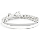 Hermes Book le Cellier Inflexible GM Bracelet 19 Silver — view 5