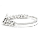 Hermes Book le Cellier Inflexible GM Bracelet 19 Silver — view 4