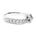 Hermes Book le Cellier Inflexible GM Bracelet 19 Silver — view 2