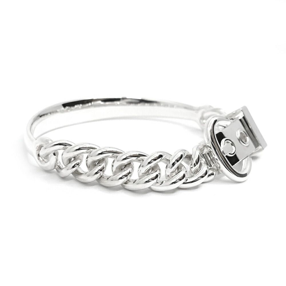 Hermes Book le Cellier Inflexible GM Bracelet 19 Silver — view 2