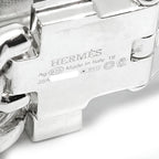 Hermes Book le Cellier Inflexible GM Bracelet 19 Silver — view 6