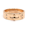 Hermes Kelly Ring Diamond Pink Gold