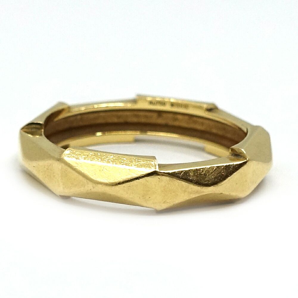 Gucci 18k Yellow Gold Link to Love Studs Ring — view 4