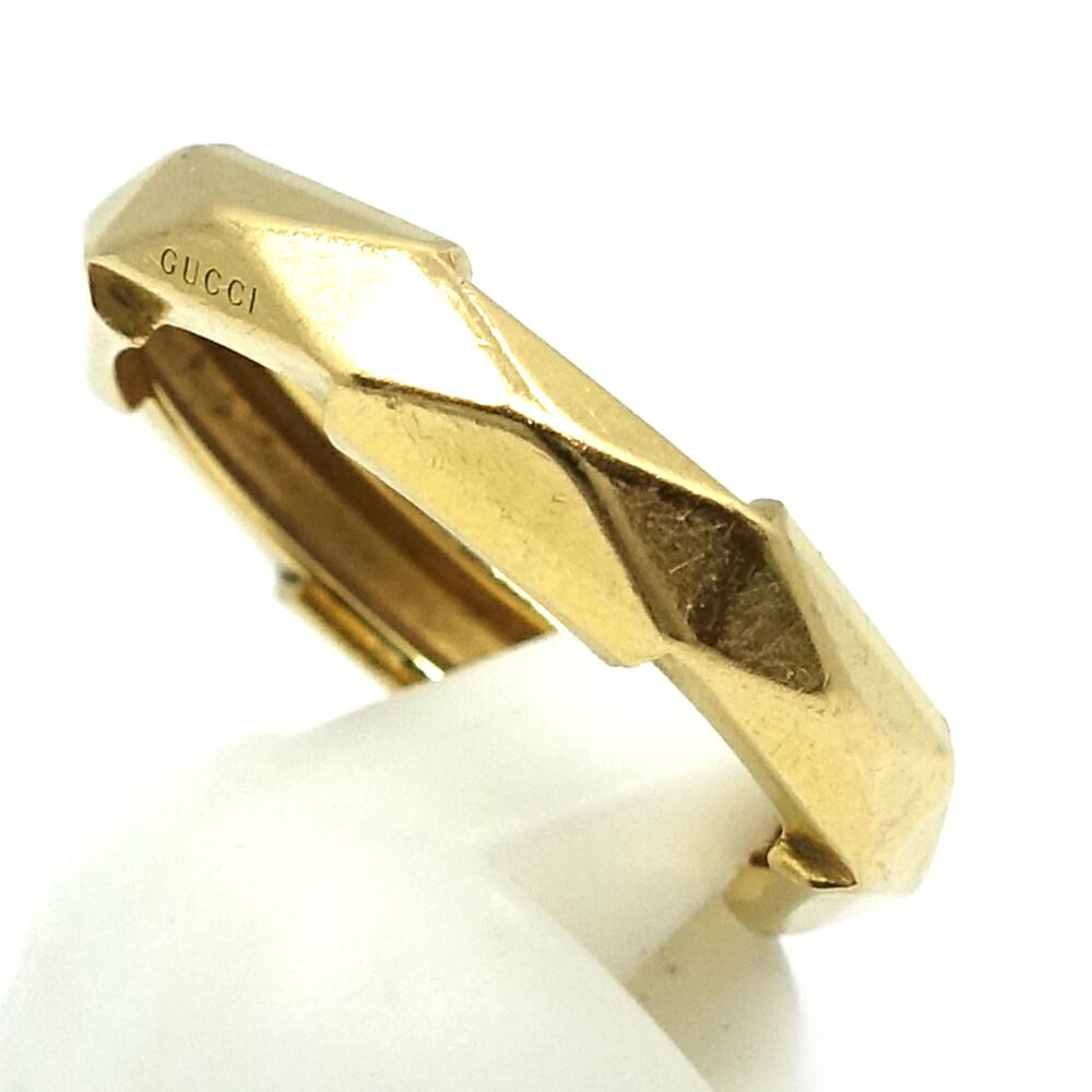 Gucci 18k Yellow Gold Link to Love Studs Ring — view 3