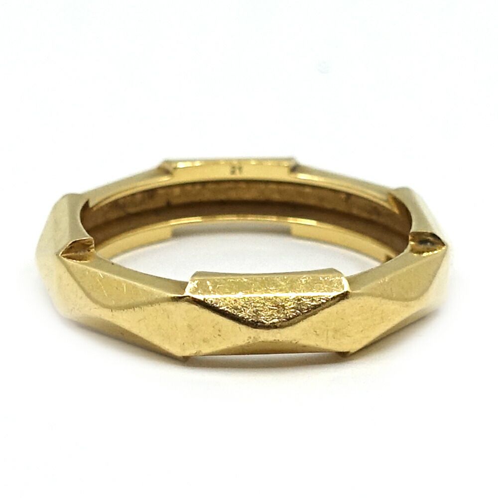Gucci 18k Yellow Gold Link to Love Studs Ring — view 6
