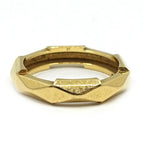 Gucci 18k Yellow Gold Link to Love Studs Ring — view 6