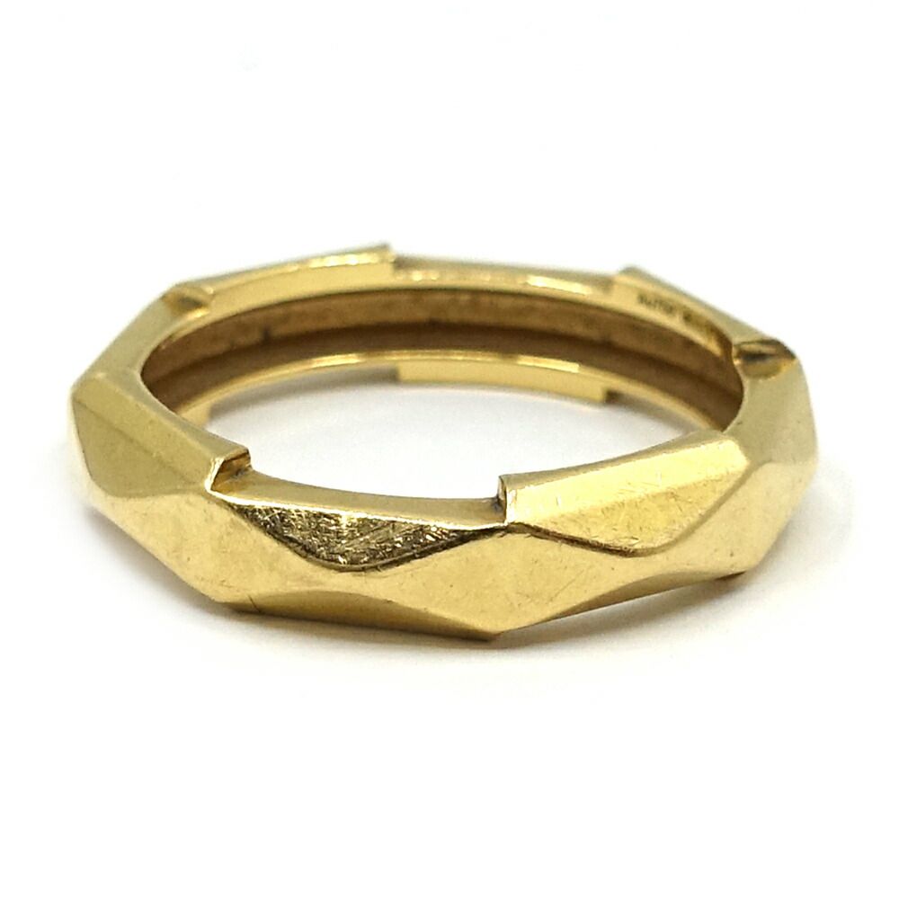 Gucci 18k Yellow Gold Link to Love Studs Ring