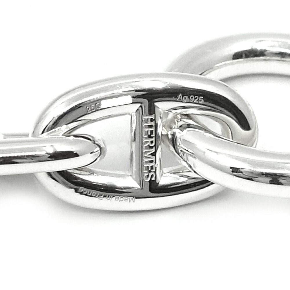 Hermes Chaine D'ancre TGM Bracelet 10 Pieces Silver Chain — view 9