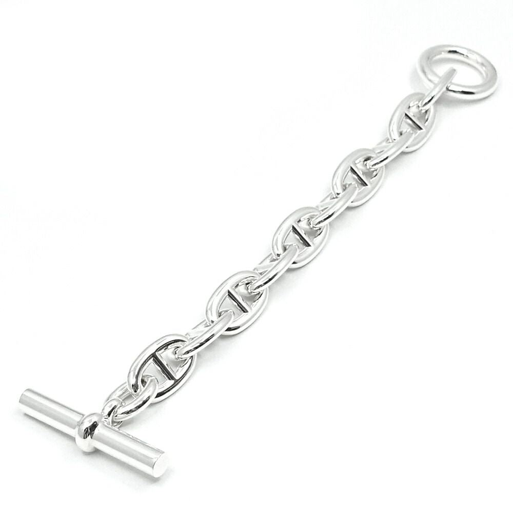 Hermes Chaine D'ancre TGM Bracelet 10 Pieces Silver Chain — view 6