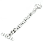 Hermes Chaine D'ancre TGM Bracelet 10 Pieces Silver Chain — view 6