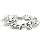 Hermes Chaine D'ancre TGM Bracelet 10 Pieces Silver Chain — view 4