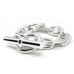 Hermes Chaine D'ancre TGM Bracelet 10 Pieces Silver Chain — view 3