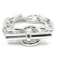 Hermes Chaine D'ancre TGM Bracelet 10 Pieces Silver Chain